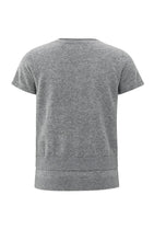 Load image into Gallery viewer, YAYA - Kitted Top with Double Hem - Medium Grey Melange