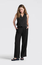 Load image into Gallery viewer, YAYA - Linen Blend Waistcoat - Washed Black