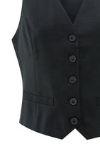 Load image into Gallery viewer, YAYA - Linen Blend Waistcoat - Washed Black