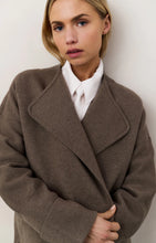 Load image into Gallery viewer, YAYA - Coatigan - Brown Melange