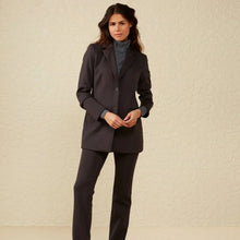 Load image into Gallery viewer, Yaya Scuba Blazer ~ Blueberry Blue