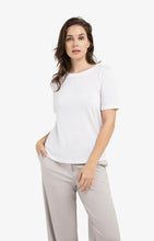 Load image into Gallery viewer, YAYA - Melange T-Shirt with contrasting trim - Gray Lilac
