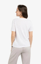 Load image into Gallery viewer, YAYA - Melange T-Shirt with contrasting trim - Gray Lilac