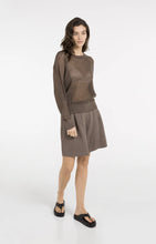 Load image into Gallery viewer, YAYA - Mesh Stitch Sweater - Washed Brown