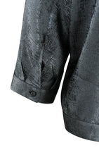 Load image into Gallery viewer, YAYA - Metallic Blouse - Dark Metal Grey