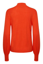 Load image into Gallery viewer, Ichi Mafa Turtle Neck Jumper ~ Orange
