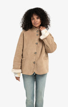 Load image into Gallery viewer, YAYA - Oversized Lammy Coat - Light Camel