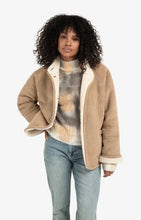Load image into Gallery viewer, YAYA - Oversized Lammy Coat - Light Camel