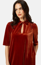 Load image into Gallery viewer, Traffic People Peep Mini Dress ~ Brown