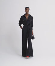 Load and play video in Gallery viewer, ACCESS - Pin Striped Jumpsuit - Black