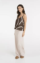 Load image into Gallery viewer, YAYA - Printed Camisole Top - Chocolate Martini Brown Dessin