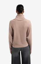 Load image into Gallery viewer, YAYA - Ribbed Batwing Sweater - Blush Pink Melange