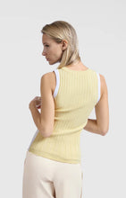 Load image into Gallery viewer, YAYA - Ribbed Tank Top - Frozen Dew Sand Dessin