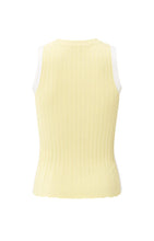 Load image into Gallery viewer, YAYA - Ribbed Tank Top - Frozen Dew Sand Dessin