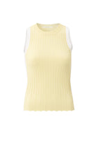 Load image into Gallery viewer, YAYA - Ribbed Tank Top - Frozen Dew Sand Dessin