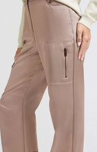 Load image into Gallery viewer, YAYA - Satin Cargo Pants - Dusty Pink