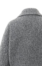 Load image into Gallery viewer, YAYA - Short Boucle Jacket - Black Oyster Melange