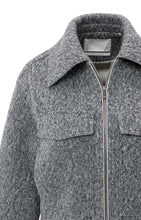 Load image into Gallery viewer, YAYA - Short Boucle Jacket - Black Oyster Melange