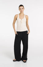 Load image into Gallery viewer, YAYA - Singlet with Cord Detail - Cloud Creme White