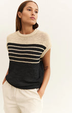 Load image into Gallery viewer, YAYA - Sleeveless Knitted Top - Summer Sand Dessin