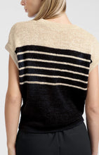 Load image into Gallery viewer, YAYA - Sleeveless Knitted Top - Summer Sand Dessin