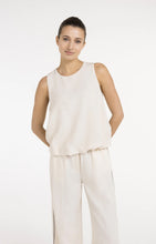Load image into Gallery viewer, YAYA - Sleeveless Top with Balloon Hem - Cloud Creme White