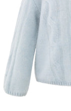 Load image into Gallery viewer, YAYA - Soft Cable Sweater - Secret Spaces Grey