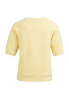 Load image into Gallery viewer, YAYA - Soft Short Sleeve Sweater - Reed Yellow Melange