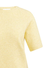 Load image into Gallery viewer, YAYA - Soft Short Sleeve Sweater - Reed Yellow Melange