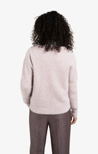 Load image into Gallery viewer, YAYA - Soft V Neck Sweater - Cloud Gray Purple
