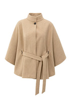 Load image into Gallery viewer, YAYA - Soft Woven Poncho - Light Camel Melange