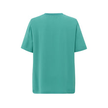 Load image into Gallery viewer, YAYA - Soft Woven Tee - Lagoon Blue