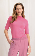 Load image into Gallery viewer, YAYA - Wide Leg Trouser - Morning Glory Pink Melange