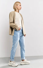 Load image into Gallery viewer, YAYA - Straight Fit Jeans/Wrap detail - Light Blue Denim
