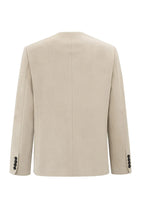 Load image into Gallery viewer, YAYA - Suedine Collarless Blazer - Humus Beige