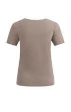 Load image into Gallery viewer, YAYA - T-Shirt with contrasting trim - Deep Taupe Brown