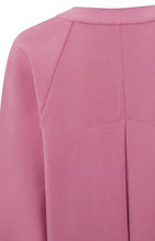 Load image into Gallery viewer, YAYA - V Neck Pleated Top - Morning Glory Pink Melange