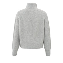 Load image into Gallery viewer, YAYA - Cable Knit Turtle Neck - Grey Melange