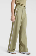 Load image into Gallery viewer, YAYA - Woven Trousers with Stripe - Soft Green
