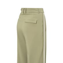 Load image into Gallery viewer, YAYA - Woven Trousers with Stripe - Soft Green