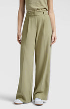Load image into Gallery viewer, YAYA - Woven Trousers with Stripe - Soft Green
