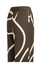 Load image into Gallery viewer, YAYA - Woven Print Pants - Chocolate Martini Brown Dessin