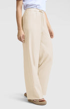Load image into Gallery viewer, YAYA - Wide Leg Trouser with Tie Waistband - Summer Sand
