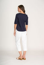 Load image into Gallery viewer, FOIL - Queen Crop Jeans - White