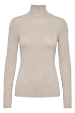 Load image into Gallery viewer, Ichi MAFA Roll Neck Jumper ~ Doeskin Melange