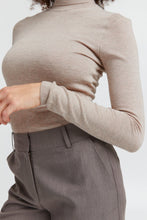 Load image into Gallery viewer, Ichi MAFA Roll Neck Jumper ~ Doeskin Melange