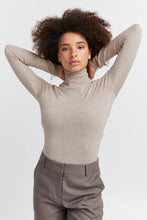 Load image into Gallery viewer, Ichi MAFA Roll Neck Jumper ~ Doeskin Melange