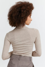 Load image into Gallery viewer, Ichi MAFA Roll Neck Jumper ~ Doeskin Melange