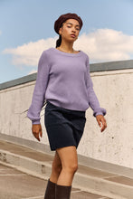 Load image into Gallery viewer, ICHI Cordy Navy Skirt