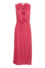 Load image into Gallery viewer, ICHI - Marrakech Sleeveless Dress - Raspberry Wine
